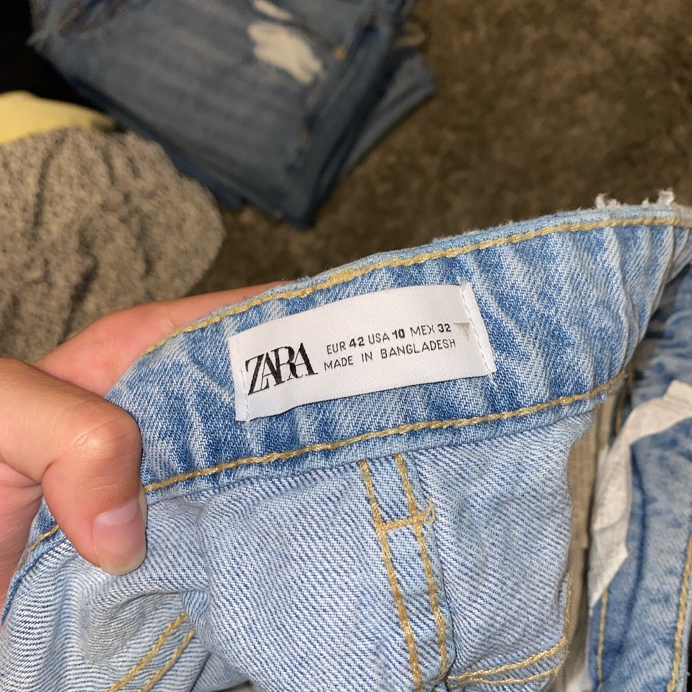 Zara mom jeans